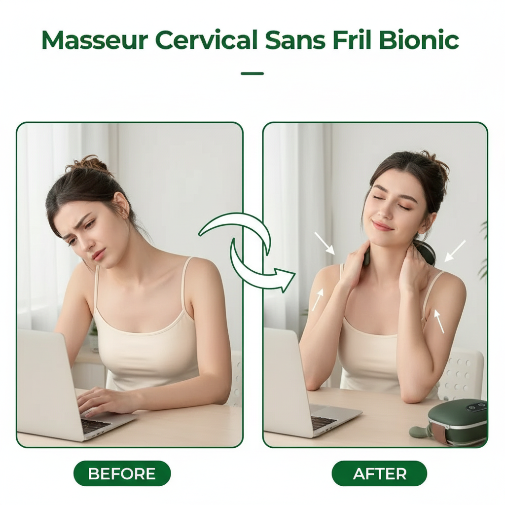 Masseur Cervical Sans Fil Bionic